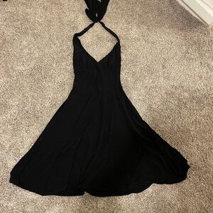 Reference vintage Black Halter Dress